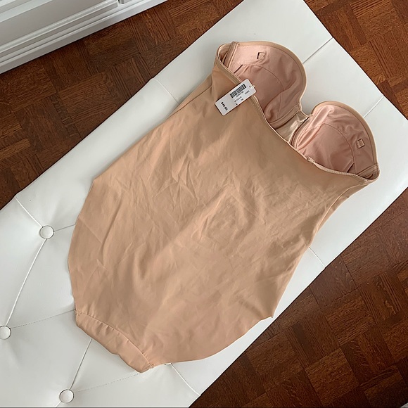 LA VIE EN ROSE | Beige intimâtes bodysuit size L - Picture 4 of 9
